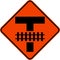 Highway Light Rail Transit Grade Crossing Sign