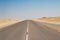 Highway no 31 through dsert in Oman between Salalah and Nizwa