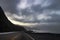 Highway one in California north of Malibu, Mountains reach to the sea