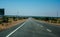 Highway, path, road in Desert of Rajasthan, India