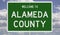 Highway sign for Alameda County