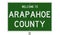 Highway sign for Arapahoe County
