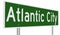 Highway sign for Atlantic City