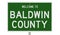 Highway sign for Baldwin County