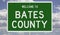 Highway sign for Bates County