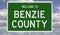 Highway sign for Benzie County