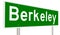 Highway sign for Berkeley California