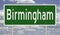 Highway sign for Birmingham Alabama