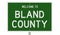 Highway sign for Bland County