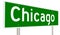 Highway sign for Chicago Illinois