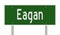 Highway sign for Eagan Minnesota