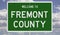 Highway sign for Fremont County