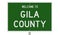 Highway sign for Gila County