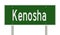 Highway sign for Kenosha Wisconsin