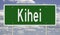 Highway sign for Kihei