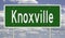 Highway sign for Knoxville Tennessee