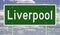 Highway sign for Liverpool