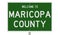 Highway sign for Maricopa County