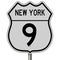 Highway sign for New York Route 9