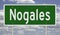 Highway sign for Nogales Arizona