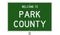 Highway sign for Park County