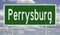 Highway sign for Perrysburg Ohio