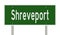 Highway sign for Shreveport