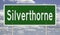 Highway sign for Silverthorne Colorado