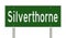 Highway sign for Silverthorne Colorado