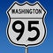 Highway sign for Washington Route 95