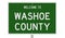 Highway sign for Washoe County
