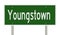 Highway sign for Youngstown Ohio