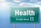 Highway Signpost Health