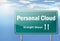 Highway Signpost Personal Cloud