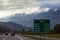 Highway swiss road in Alps mountains, Switzerland