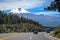 Highway to the Cotopaxi volcano