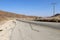 Highway to Eilat through the Negev desert in southern Israel