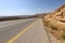 Highway to Eilat through the Negev desert in southern Israel