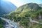 Highway with View of Nature Scenery of Taroko National Park