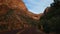 Highway in Zion Canyon