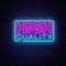 Higt Quality neon sign vector. Premium Quality Design template neon sign, light banner, neon signboard, nightly bright
