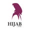 hijab logo vector icon design template