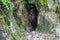 Hike on the ancient Inca Trail paved path to Machu Picchu. Peru. No people