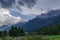 Hike from Chamonix up to La Jonction glacier des Bossons. Mont Blanc Massif, French Alps, Chamonix, Bosson Glacier, France, Europe