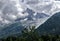 Hike from Chamonix up to La Jonction glacier des Bossons. Mont Blanc Massif, French Alps, Chamonix, Bosson Glacier, France, Europe