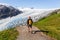 Hike in Exit glacier