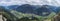 Hike to the Hauersee and Hauerkogel in the Otztal. Beautiful mountain panorama in the Austrian mountains. wanderlust