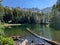 Hike up to Emerald Lake in Mammoth, California