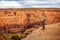 A hiker in the Canyon de Chelly National Monument