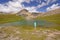 Hiker Enjoying an Alpine View